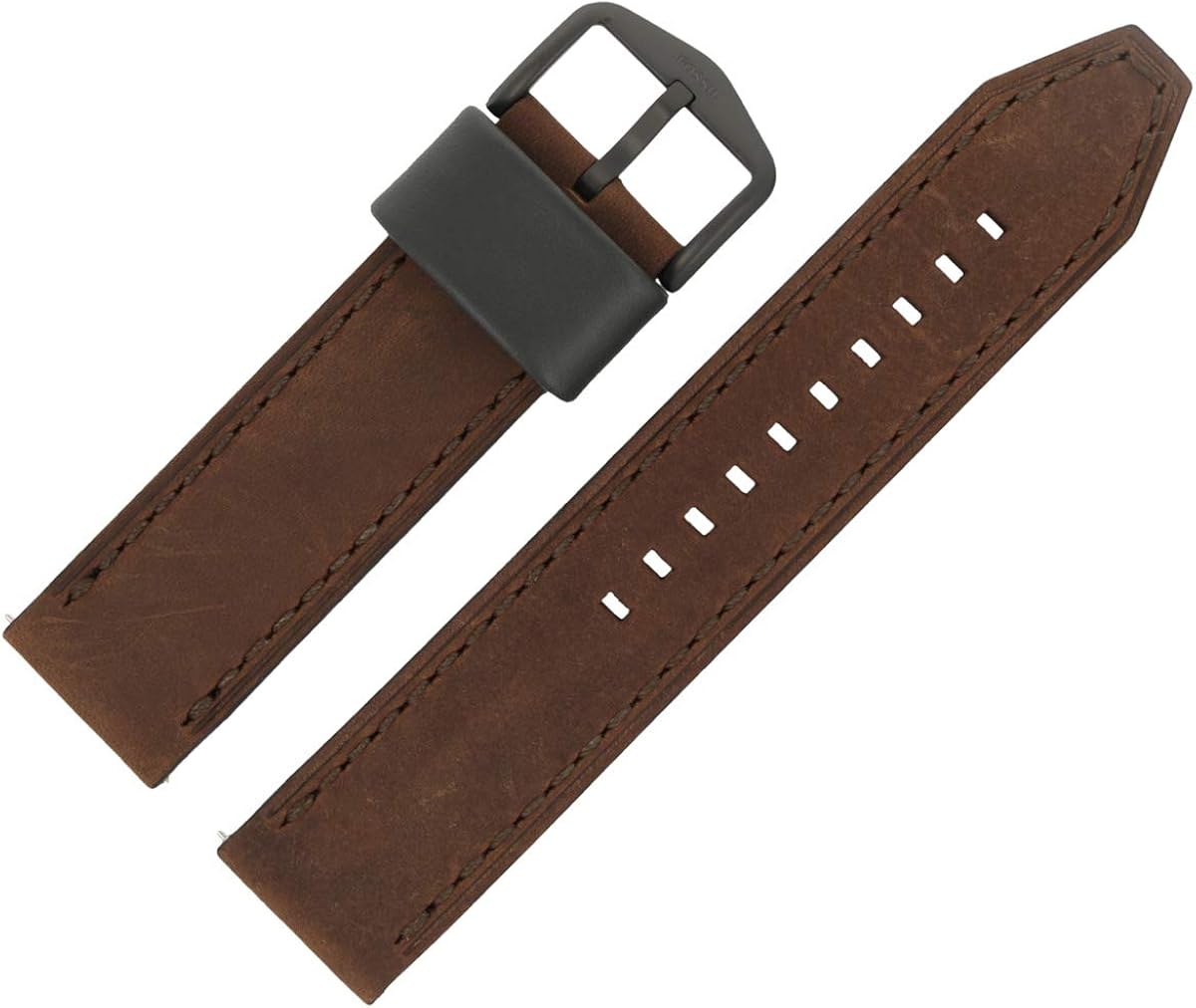 Fossil cinturino per orologio 22 mm in pelle color marrone set